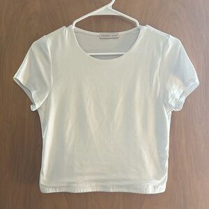 White Crop Tshirt